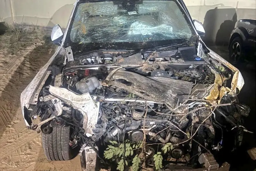 The car involved in the accident