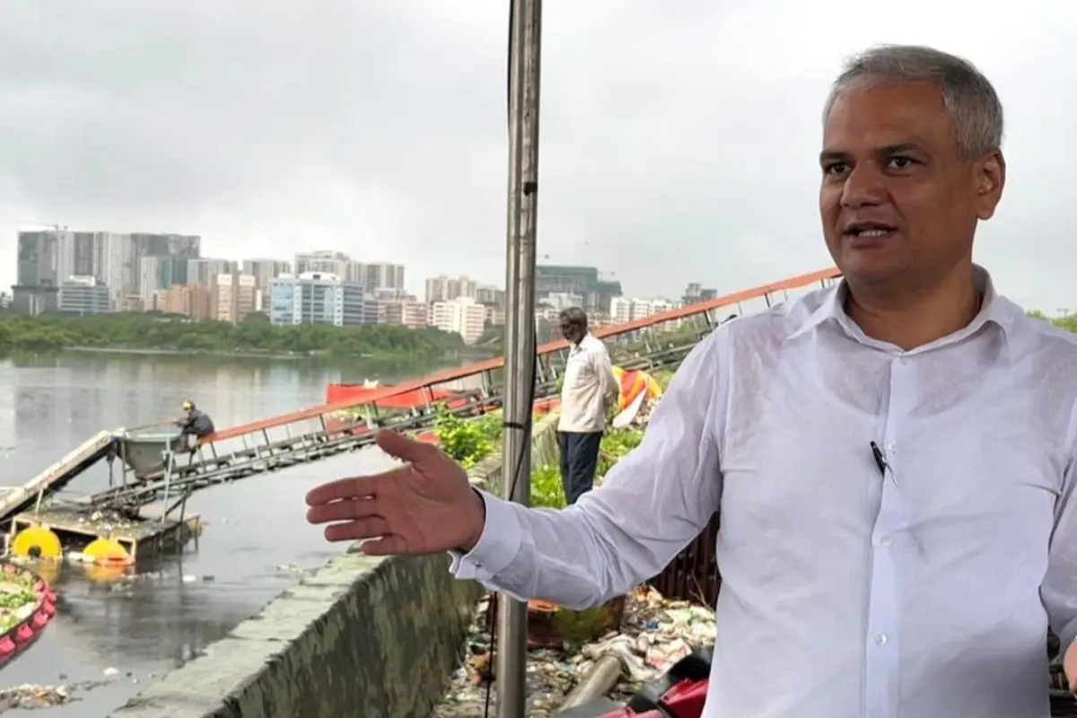 Makrand Narwekar, BJP candidate from ward 226 and younger brother of Maharashtra Assembly Speaker Rahul Narwekar.