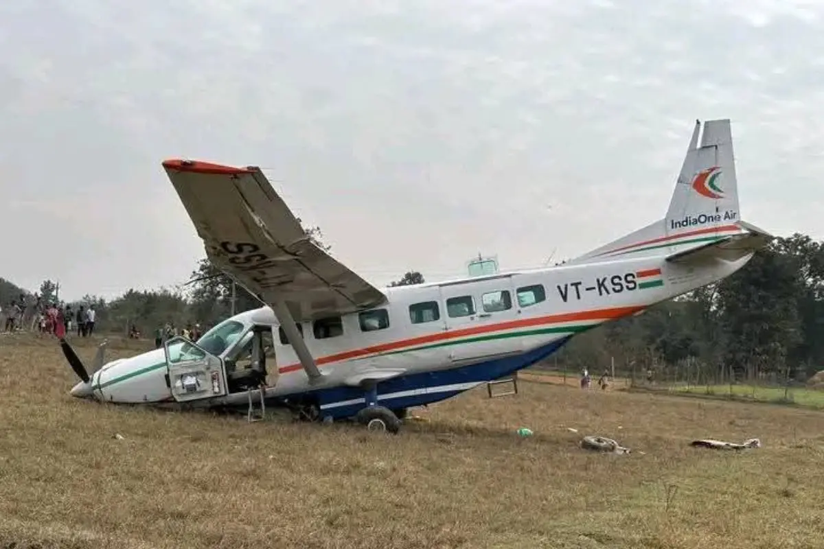 Aircraft crashed in Raghunathpali area of Rourkela