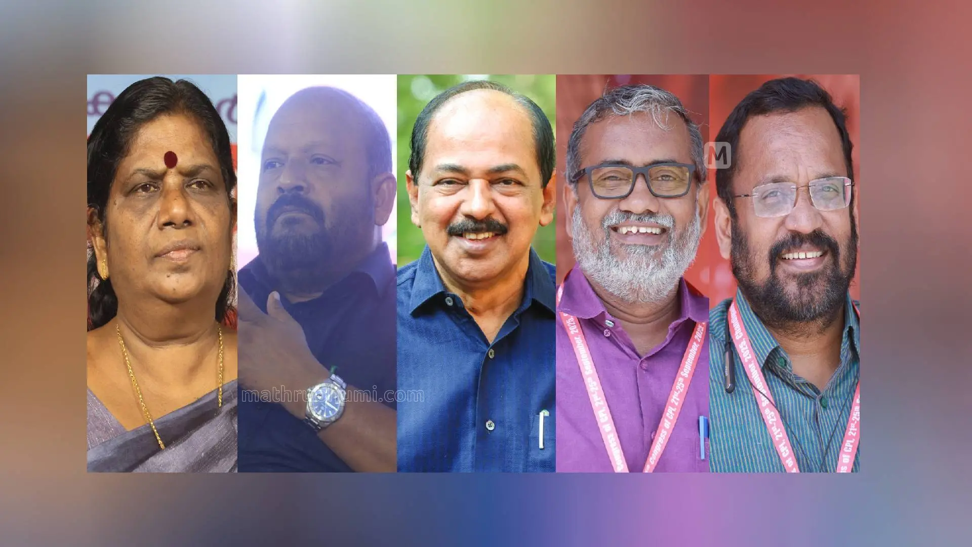 ജെ.ചിഞ്ചുറാണി,വി.എസ്. സുനിൽകുമാർ,ജി.ആർ. അനിൽ, പി. പ്രസാദ്, കെ. രാജൻ