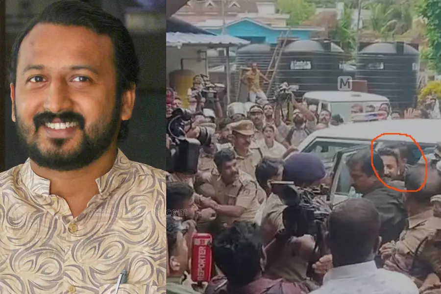 കൂക്കിവിളി, കരിങ്കൊടി; വെെദ്യപരിശോധനയ്ക്കെത്തിച്ച രാഹുലിന് നേരെ DYFI- യുവമോർച്ചാ പ്രതിഷേധം