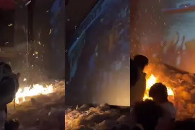 Fan frenzy turns chaotic; fire breaks out during Prabhas film screening