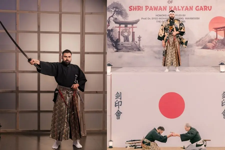 Pawan Kalyan honoured as ‘Tiger of Martial Arts’ in global samurai recognition