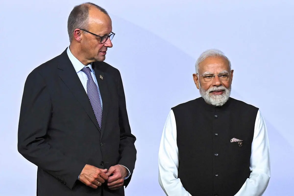 German Chancellor Friedrich Merz (L) and India's Prime Minister Narendra Modi | File photo: AFP