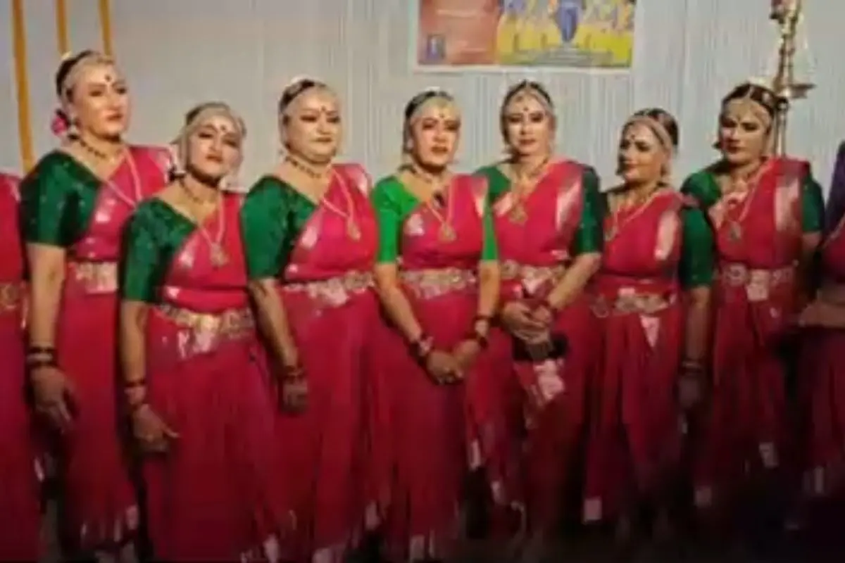 ten women, all aged above 60, made their Bharatanatyam debut. | Photo: PTI