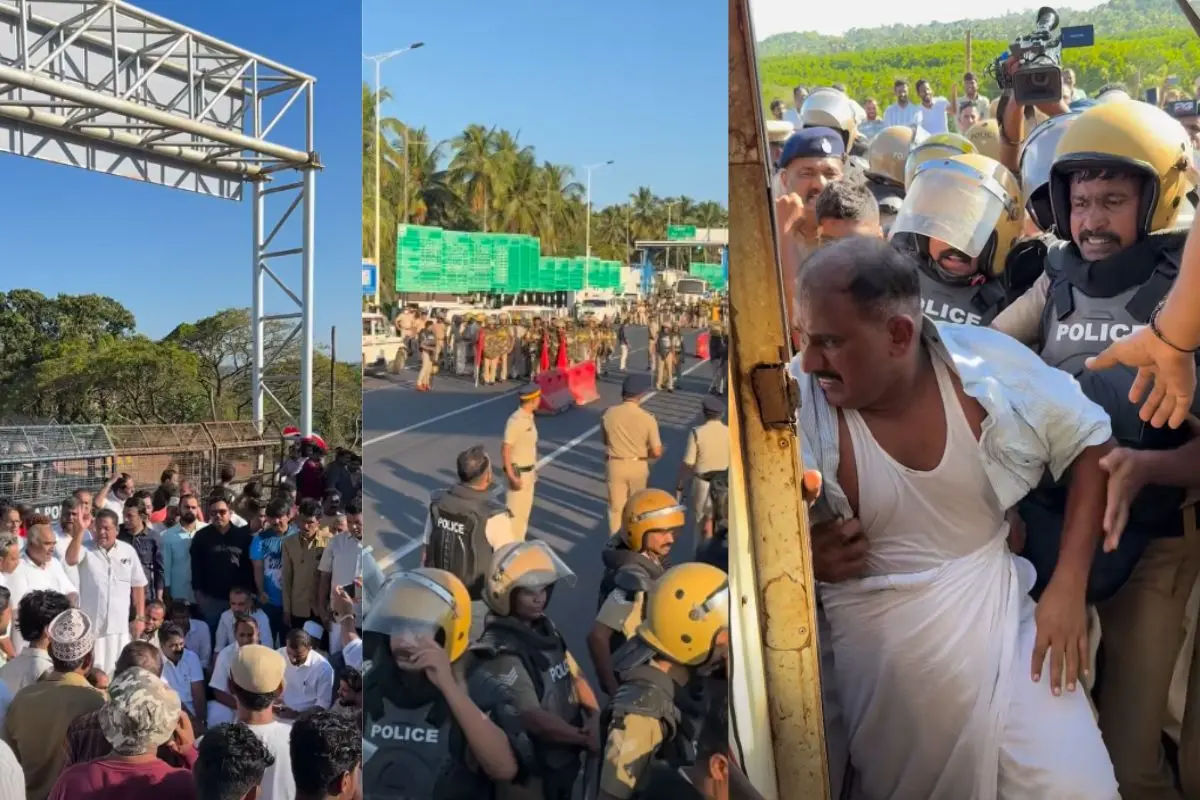 Visuals from video shared by MLA KM Ashraf