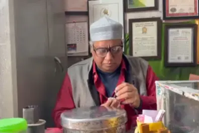 Makar Sankranti marvel: Udaipur’s Iqbal Sakka makes World’s tiniest gold kites