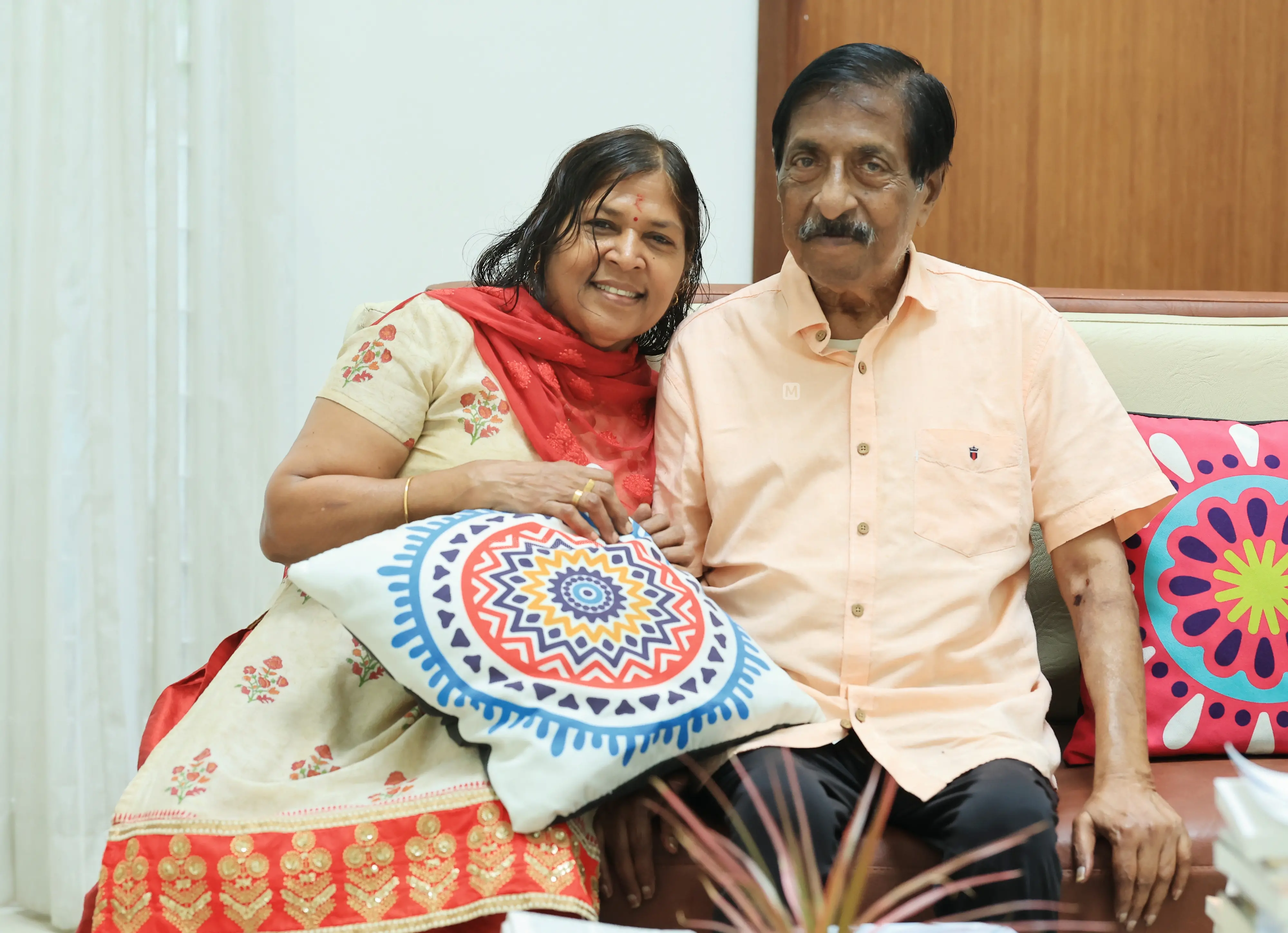 ശ്രീനിവാസനും വിമലയും | ഫോട്ടോ: സിദ്ദിക്കുൽ അക്ബർ \ മാതൃഭൂമി