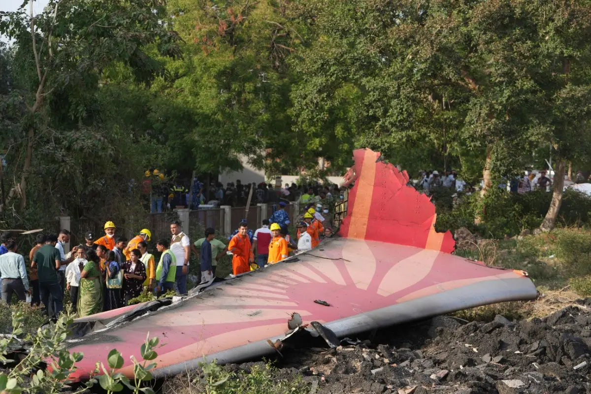 Ahmedabad plane crash | Photo: AP