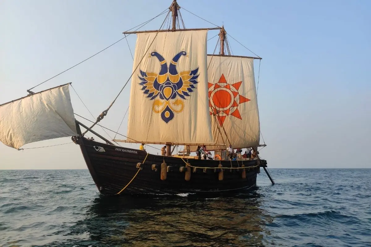 The INSV Kaundinya | Photo: X/ @narendramodi