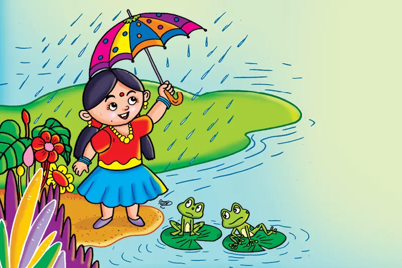 frog's umbrella