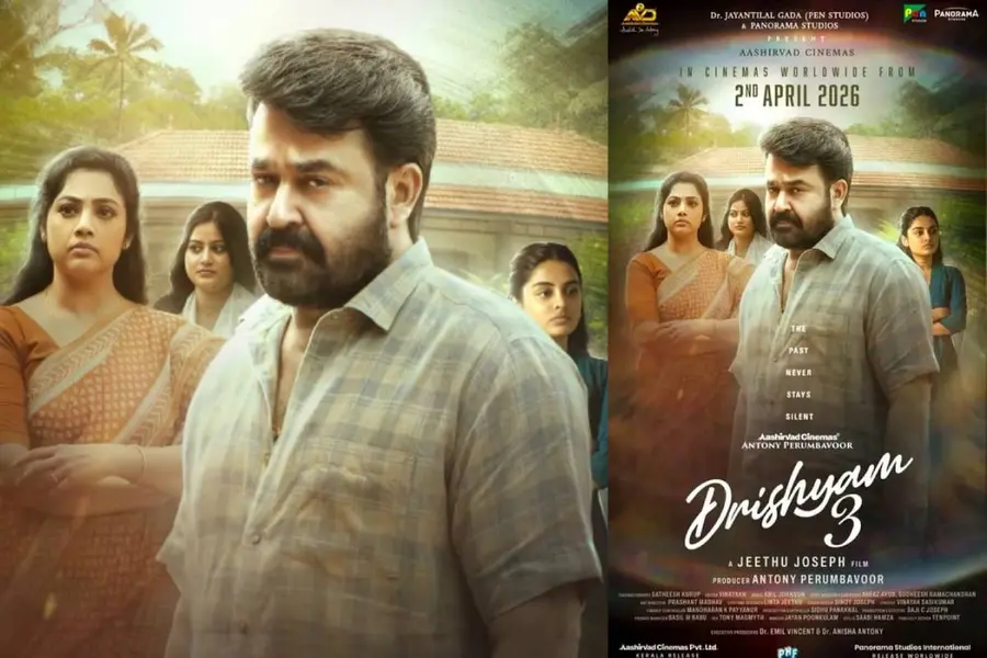 Mohanlal announces worldwide release date for Drishyam 3