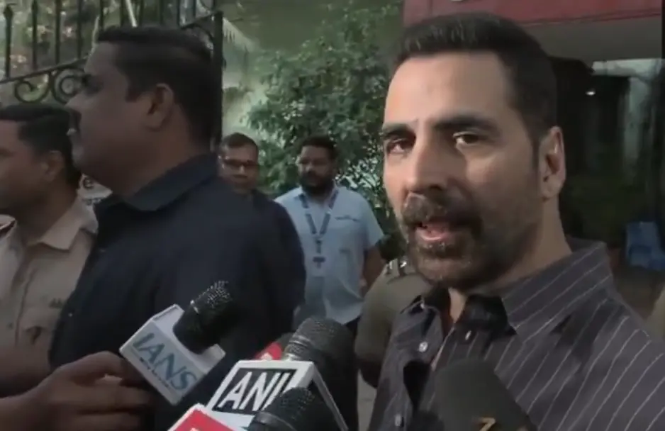 Akshay Kumar after casting his vote