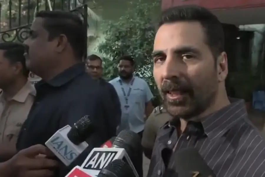 Akshay Kumar after casting his vote