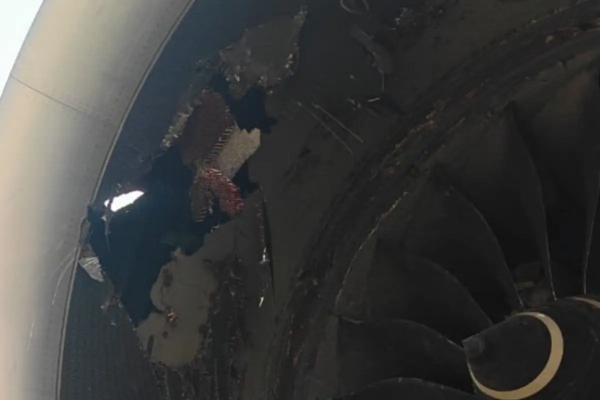 Air India suffers engine damage