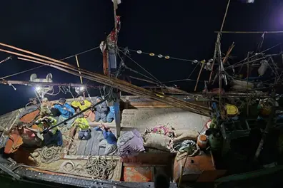 Pakistan boat captured: Indian Coast Guard seizes 'Al-Madina' with 9 crew in Arabian Sea | WATCH