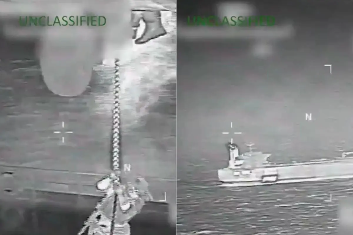 Coast Guard tactical team conducted a pre-dawn boarding and seizure of Motor Tanker Veronica in the Caribbean