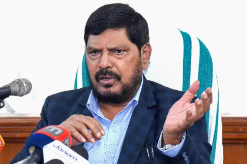 ‘He was in power because he was in an alliance with BJP’: Athawale targets Uddhav amid BMC counting