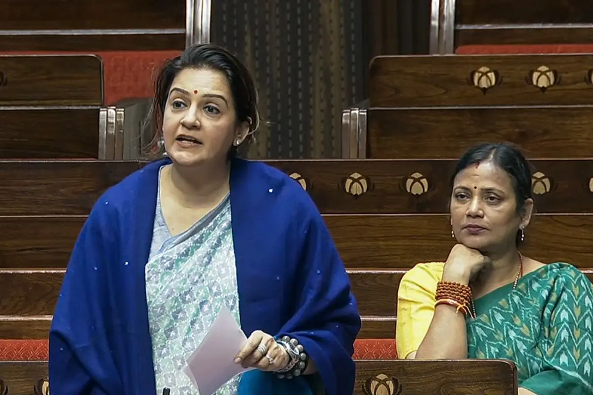 Priyanka Chaturvedi | (Sansad TV/ANI Video Grab)