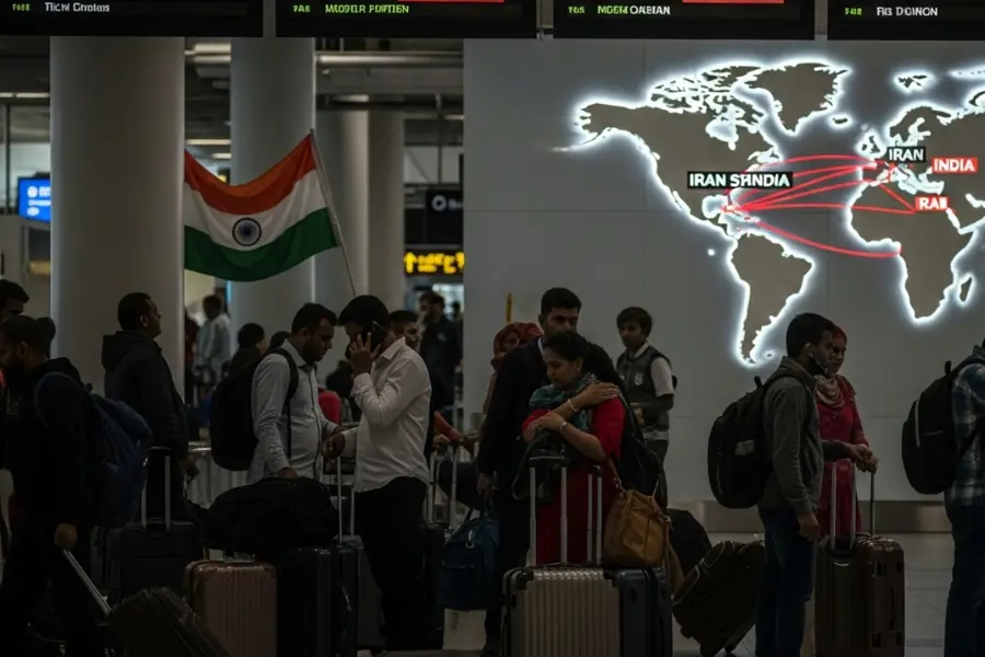 iran india evacuation