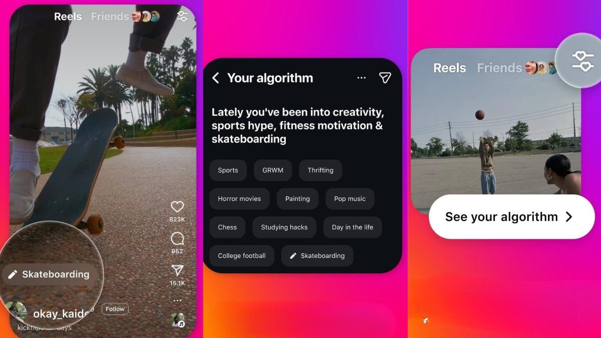 ‘Your Algorithm’: Instagram allows users to see and tweak their Reels feed