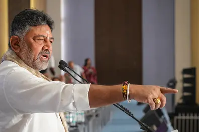 DK Shivakumar cancels Davos trip amid Assam election preparations