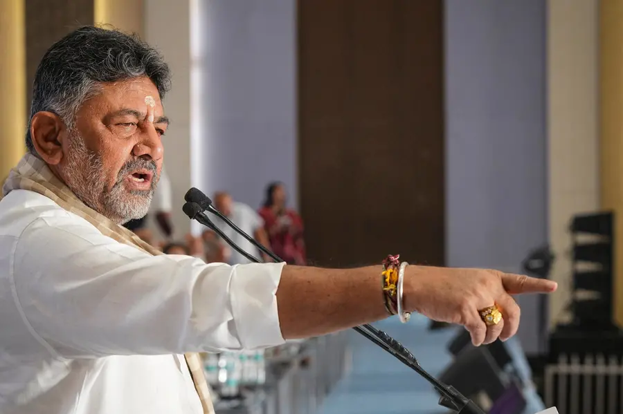 DK Shivakumar cancels Davos trip amid Assam election preparations