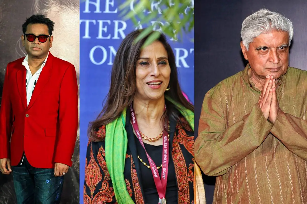 എ.ആർ.റഹ്മാൻ, ശോഭാ ഡേ, ജാവേദ് അക്തർ / PTI