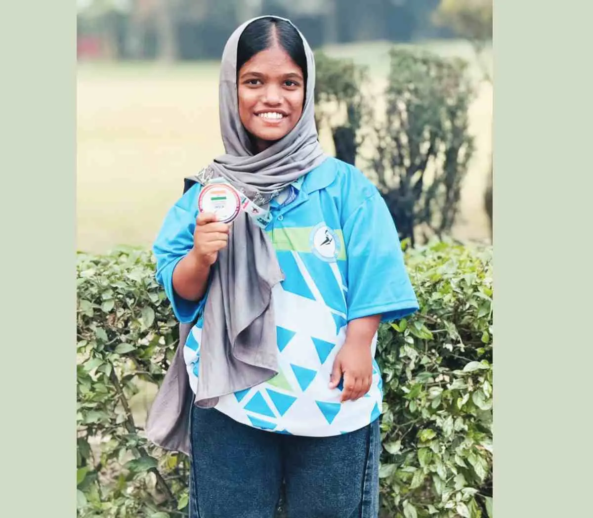 ത്തരാഖണ്ഡിൽ നടന്ന ദേശീയ പാരാ പവർലിഫ്റ്റിങ് ചാമ്പ്യൻഷിപ്പിൽ സ്വർണ മെഡൽ നേടിയ എം.എൻ. നാഫിയ