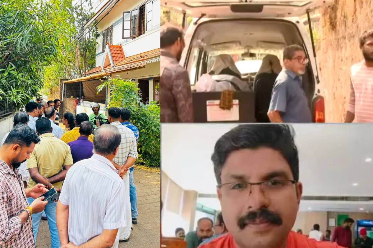 ദീപകിന്റെ വീട്ടിൽ നിന്നുള്ള ദൃശ്യം, മൃതദേഹം വീട്ടിലെത്തിച്ചപ്പോൾ, ദീപക്