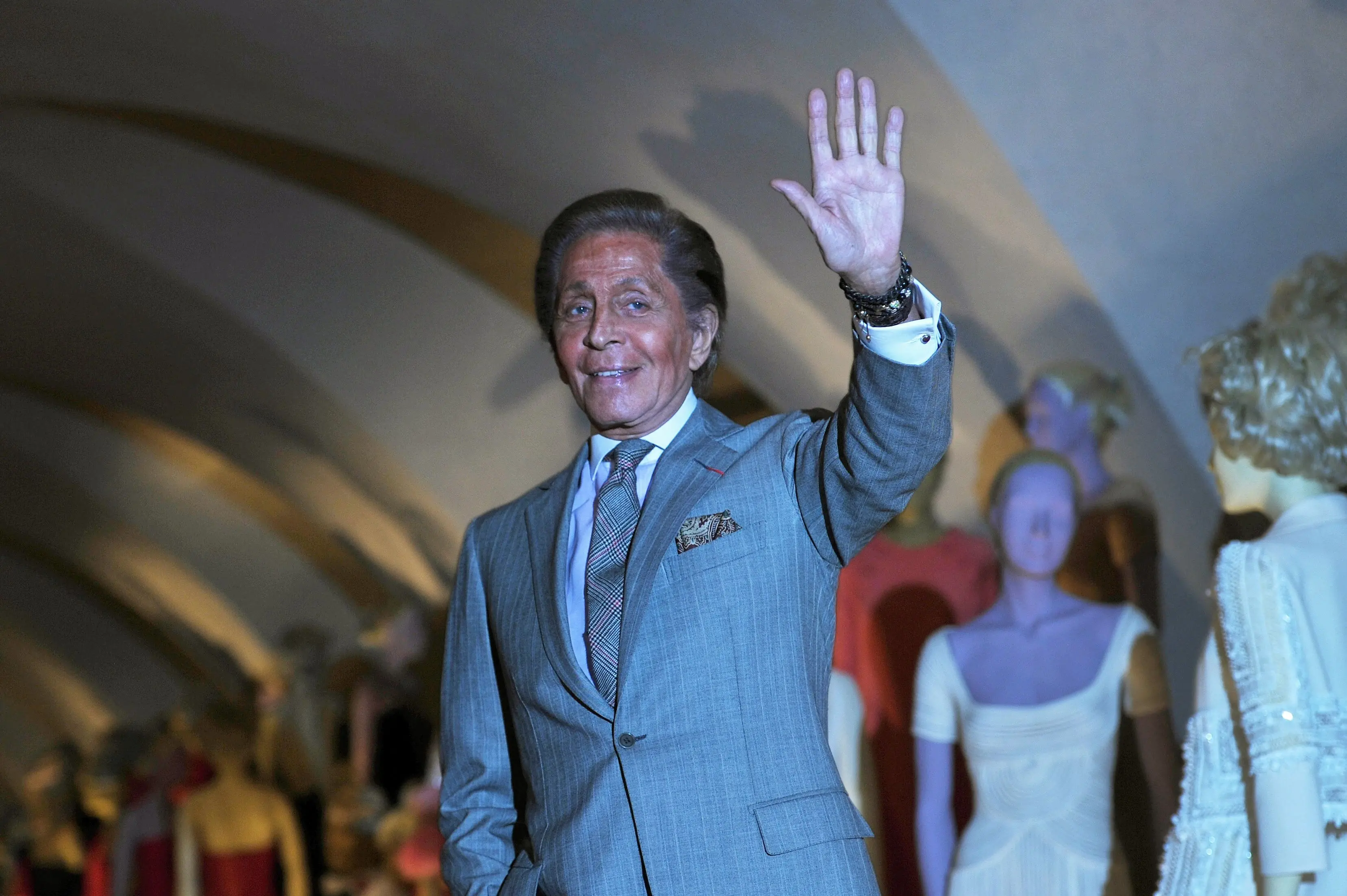Italian couturier Valentino Garavani | File photo: AFP