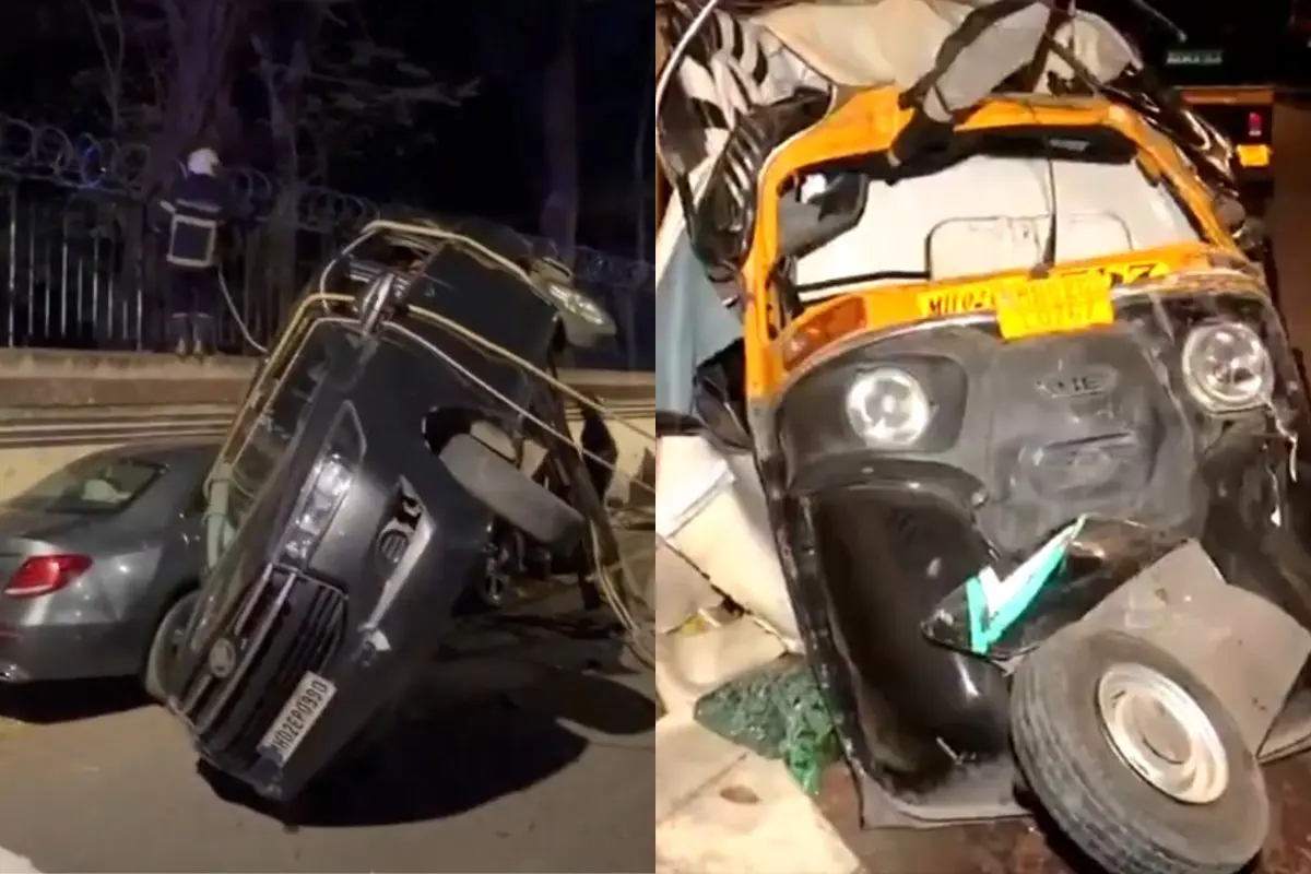 Akshay Kumar's security vehicle involved in accident in Juhu | Photo: X