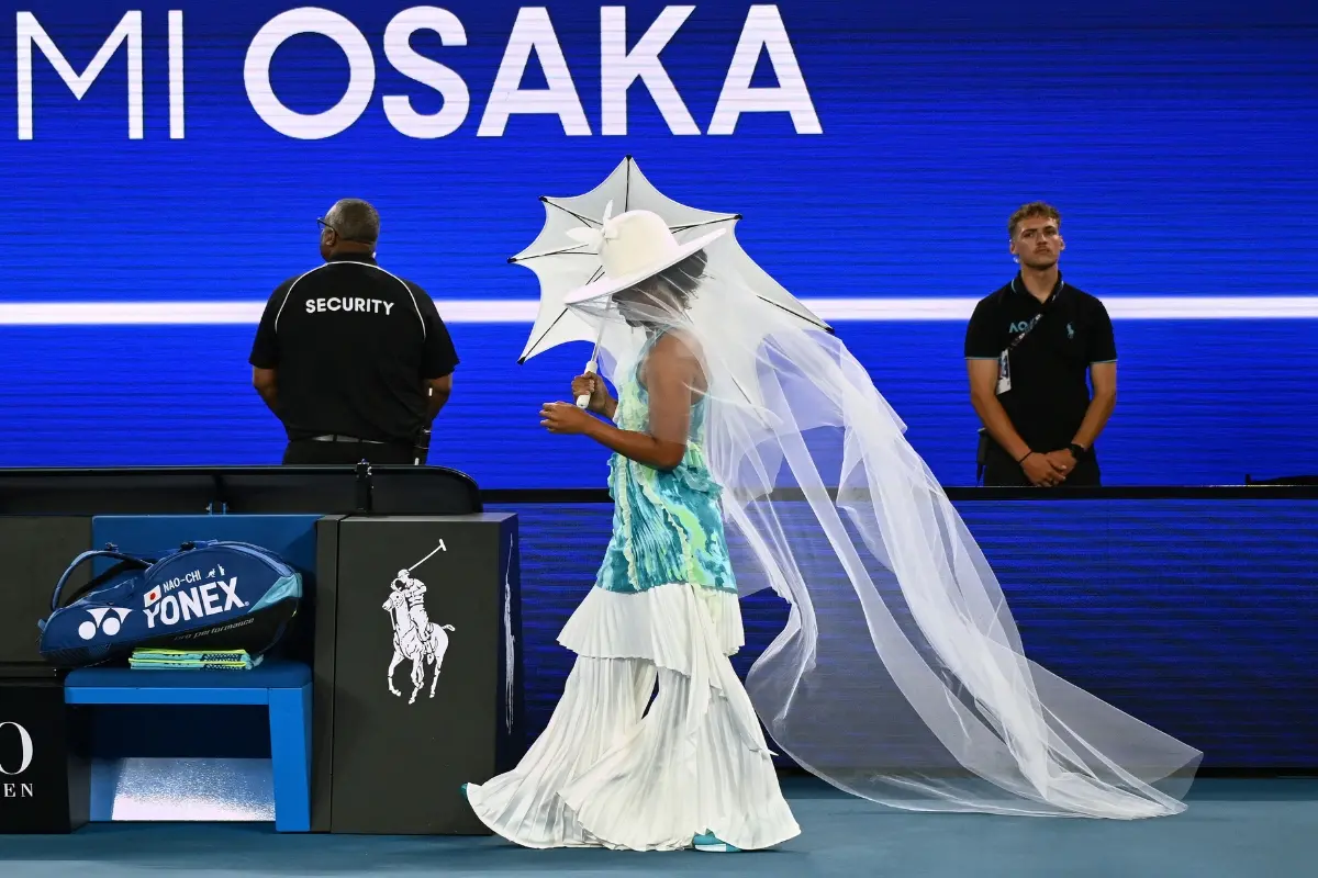 Naomi Osaka of Japan walks onto Rod Laver Arena for her first round match against Antonia Ruzic of Croatia at the Australian Open tennis championship in Melbourne, Australia | Photo: AP