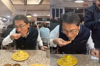 ‘Like sushi, even better with hands’: Japanese Ambassador ONO Keiichi tries biryani | WATCH