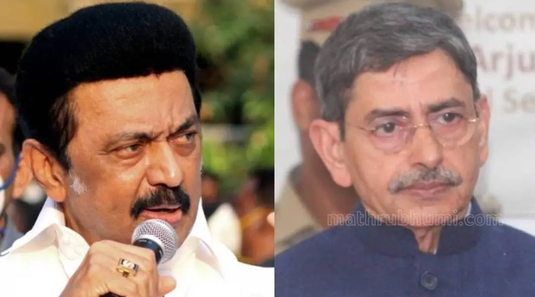 1.എം.കെ സ്റ്റാലിന് 2. ആര്.എന് രവി/ Image:1. ANI 2. Mathrubhumi