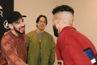 When global Punjabi music meets global rock: AP Dhillon and Linkin Park | PHOTOS