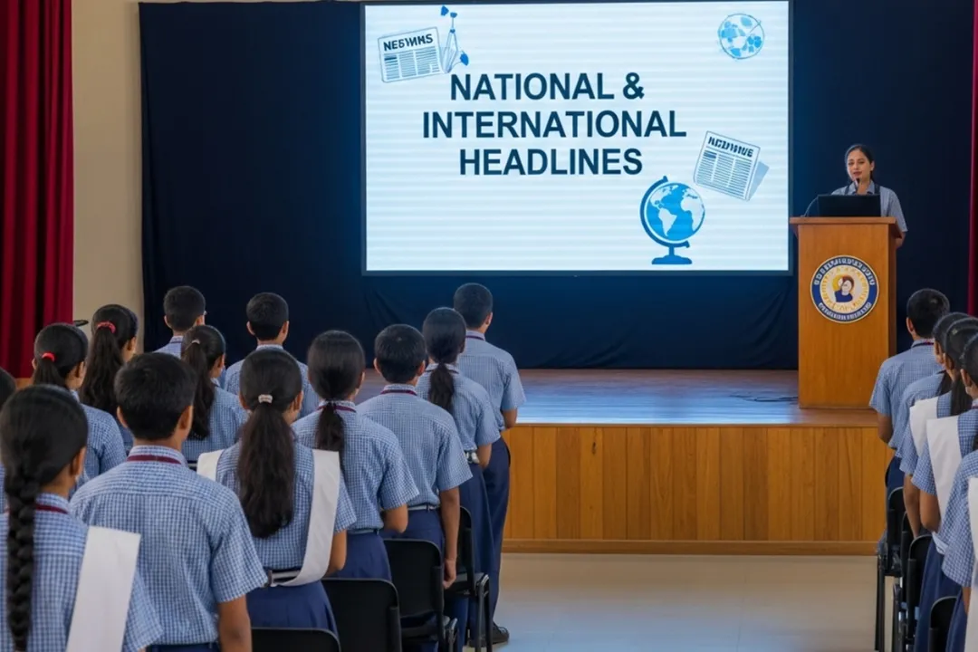 स्कूल असेंबली सुर्खियाँ (22 जनवरी 2026): आज की प्रमुख राष्ट्रीय और अंतर्राष्ट्रीय खबरें