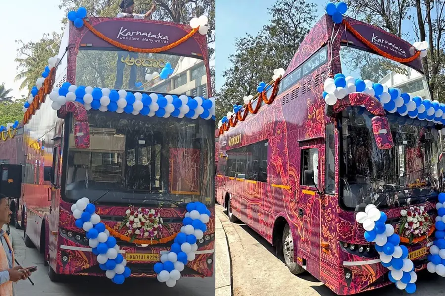 ബെംഗളൂരുവിലെ നിരത്തിൽ വീണ്ടും ഡബിൾ ഡെക്കർ ബസുകൾ; 3 പതിറ്റാണ്ടിനുശേഷമുള്ള വരവ് ടൂറിസ്റ്റുകൾക്കായി