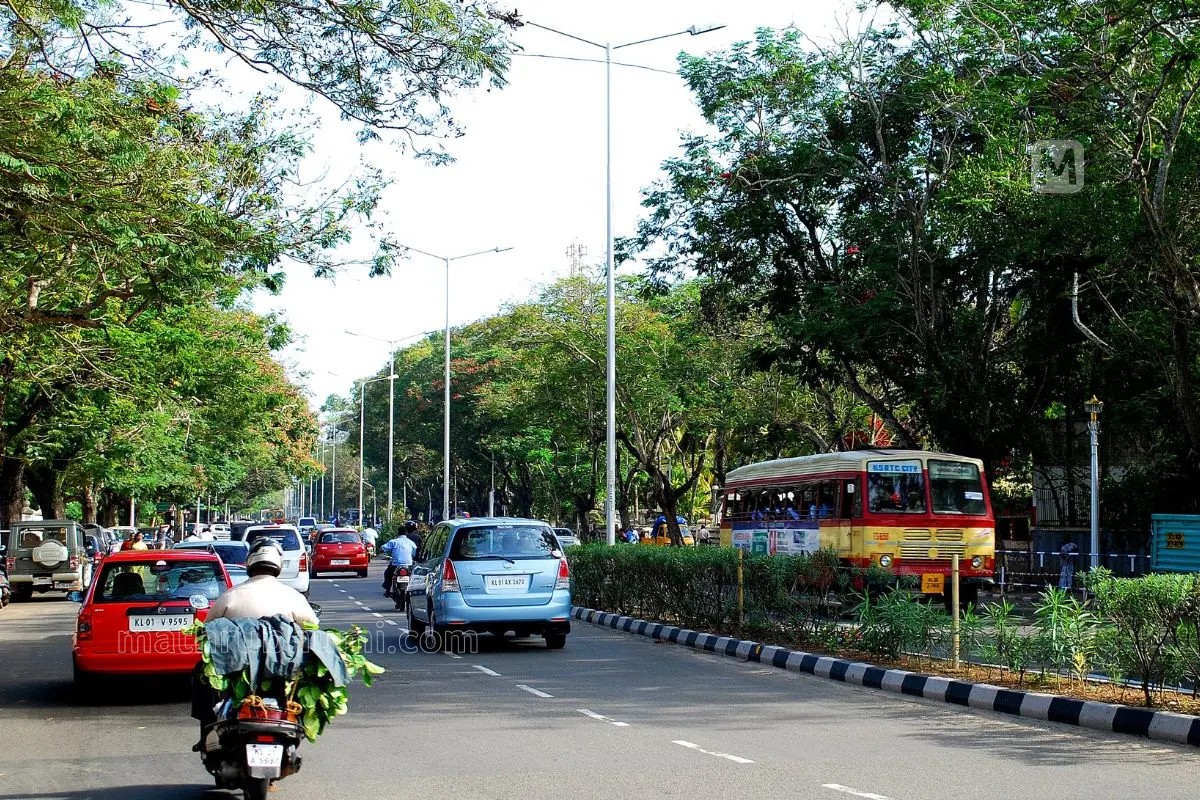 Kowdiar road, Thiruvananthapuram| Photo: Mathrubhumi archives