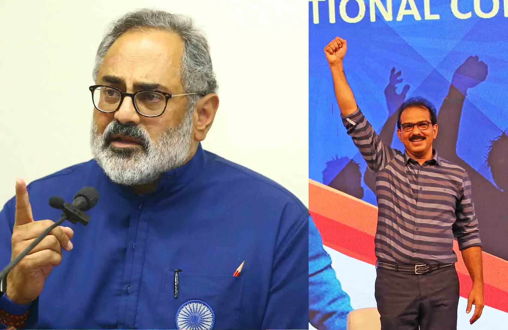 രാജീവ് ചന്ദ്രശേഖര്‍, സാബു ജേക്കബ് |ഫോട്ടോ:മാതൃഭൂമി