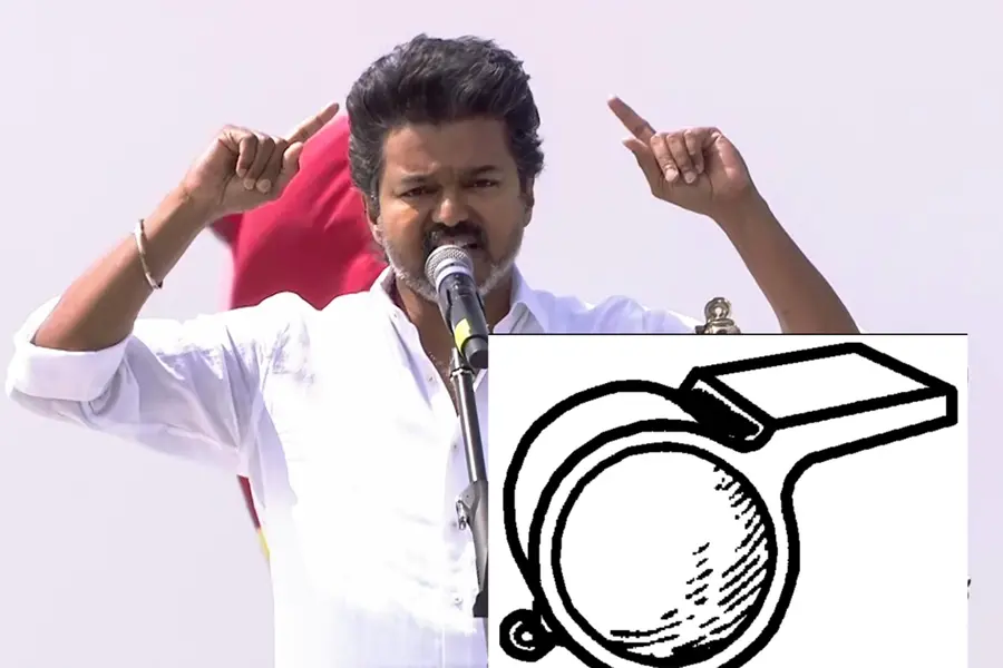 Why the ‘whistle’ may matter more than a logo for Vijay’s TVK