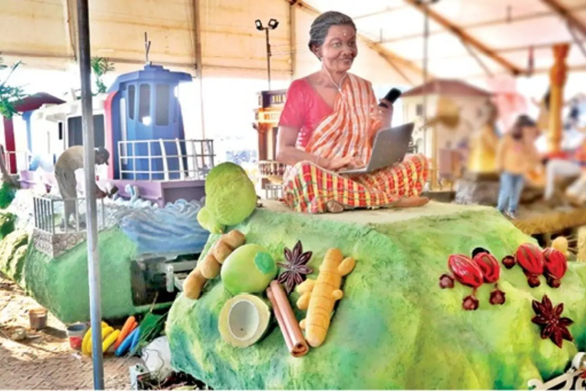 Kerala's tableau | Photo: Sabu Scariachen