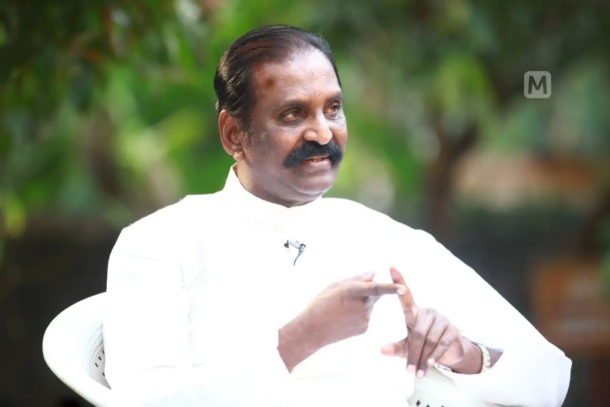 ​ഗാനരചയിതാവ് വൈരമുത്തു | ഫോട്ടോ: ബി. സതീഷ്കുമാർ \ മാതൃഭൂമി