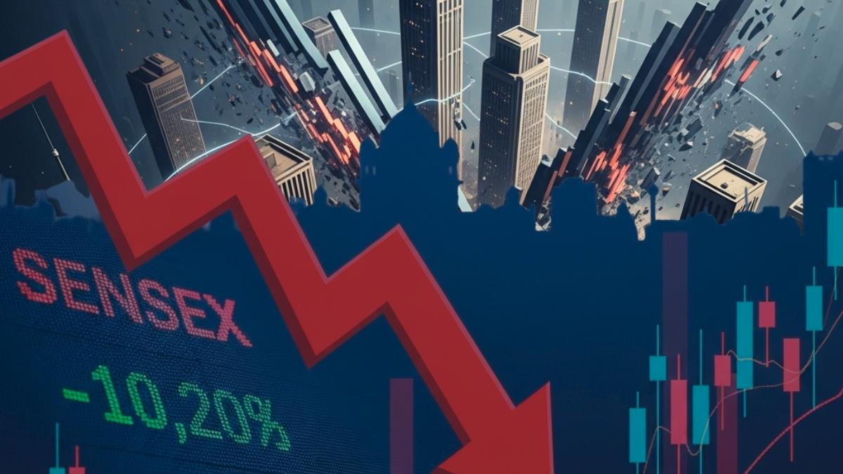 Why the market fell today: Sensex crashes 800 points; investors lose about ₹6 lakh crore