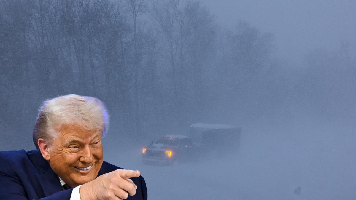 Why Trump mocking global warming amid a climate-fuelled US winter storm is wrong