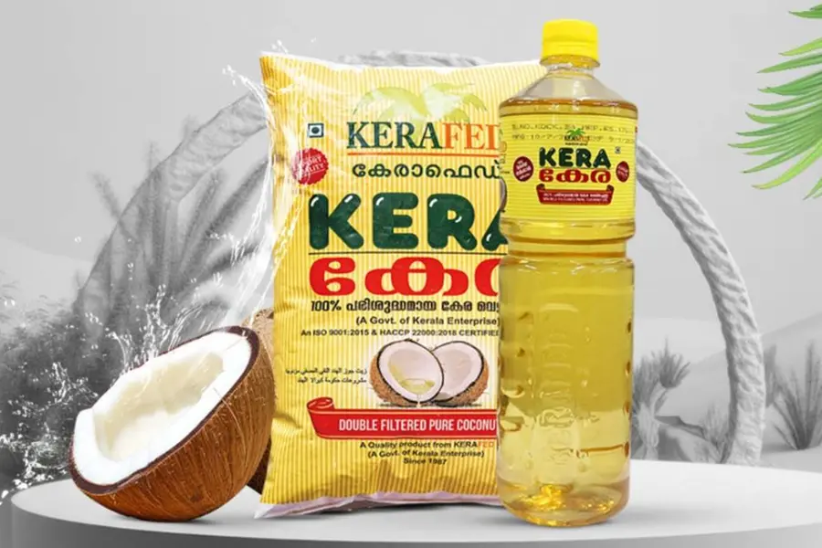 കേരാഫെഡ് കേര വെളിച്ചെണ്ണ വില കുറച്ചു; 900 ml പാക്കറ്റ് വിപണിയിൽ