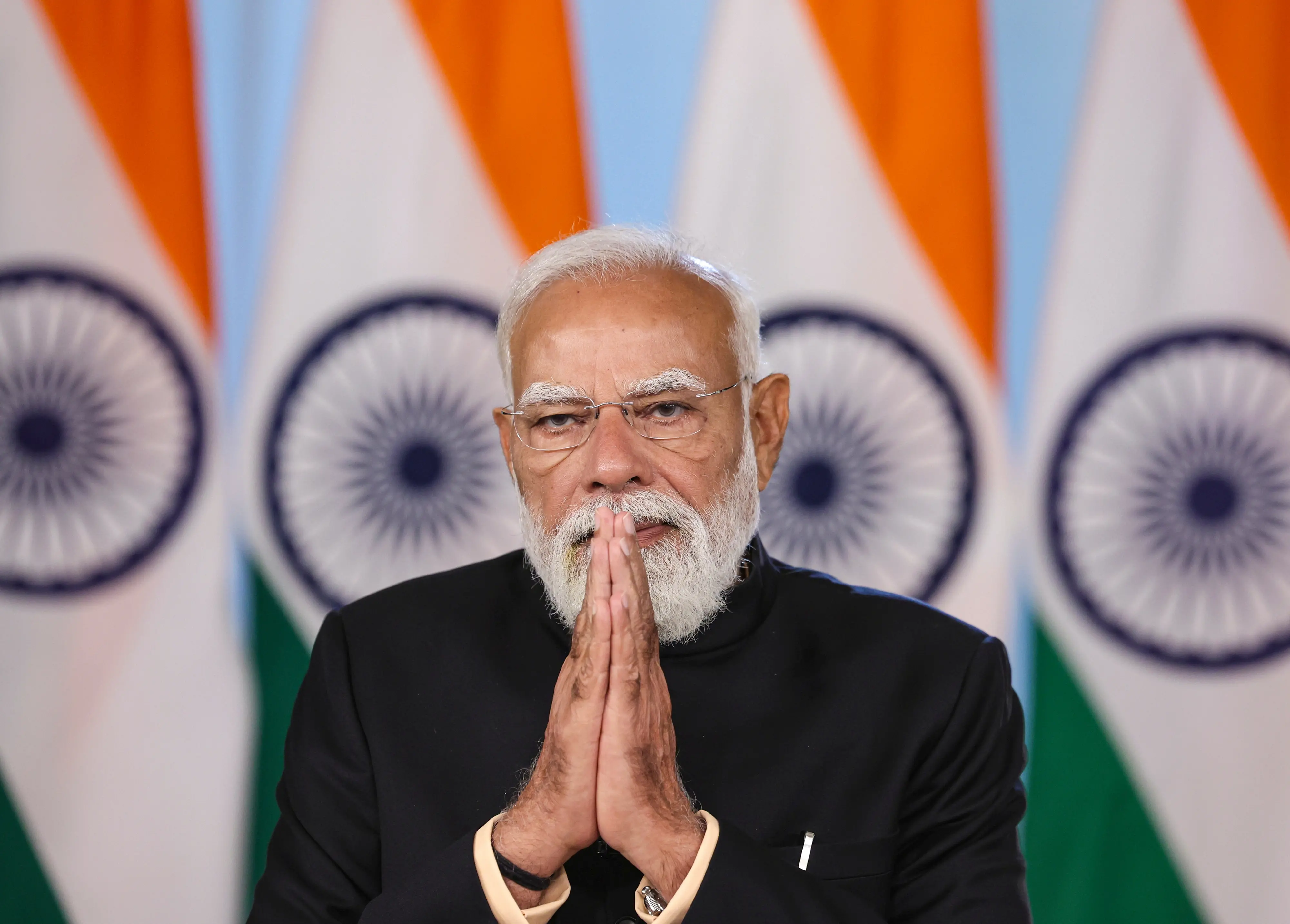 പ്രധാനമന്ത്രി നരേന്ദ്ര മോദി റോസ്ഗാര് മേളയില് സംസാരിക്കുന്നു | Photo : PTI