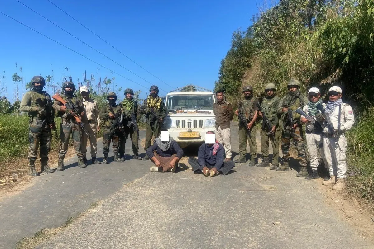 Two arrested, explosives seized in Manipur's Pherzawl | Photo: X/@manipur_police