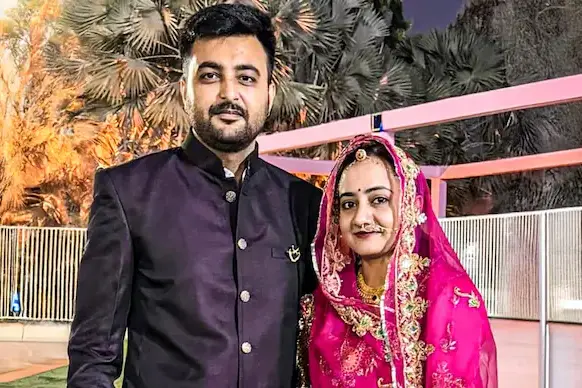 Yashkumarsinh Gohil and his wife