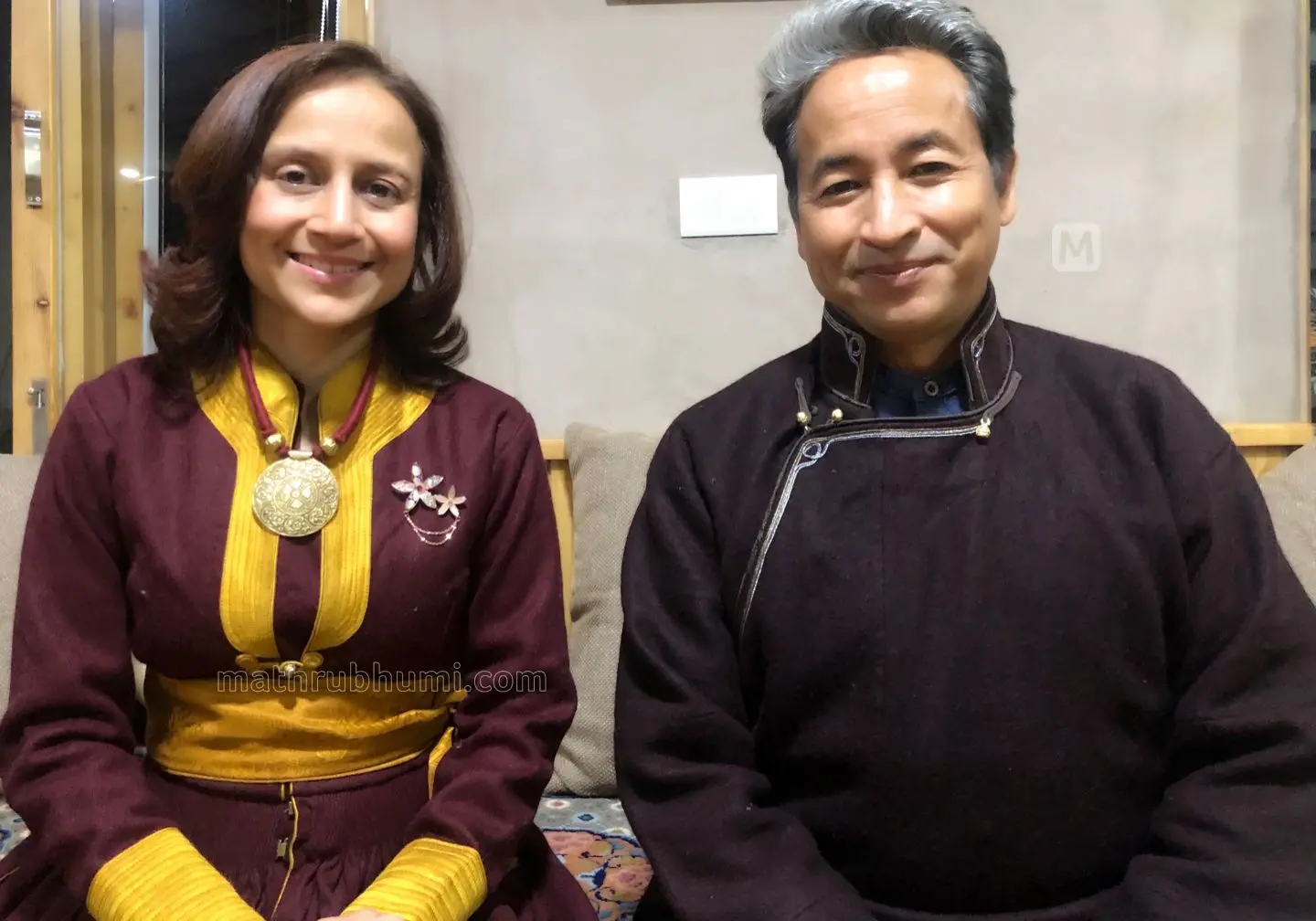 Dr Gitanjali J Angmo with Sonam Wangchuk | Special Arrangement